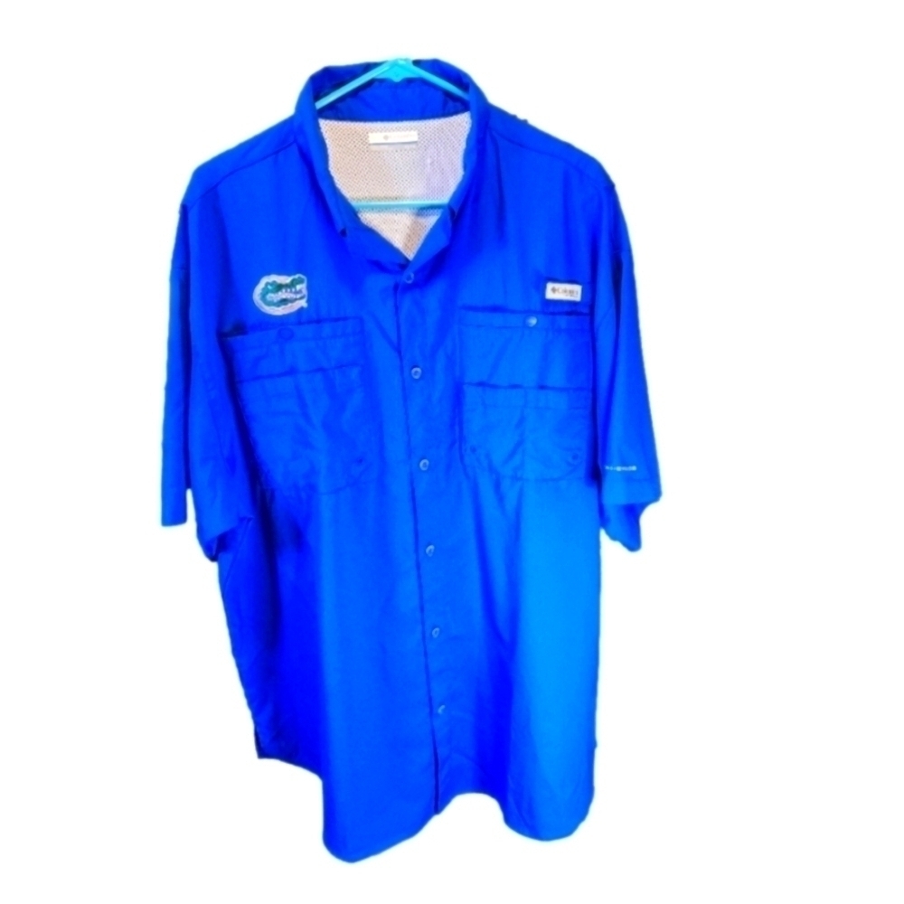 Columbia PFG Omni-Shade Florida Gators Vented Shirt. Mens XL